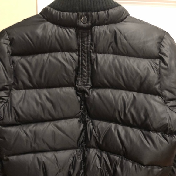 BCBG MaxAzria  Angelica Motorcycle down jacket. Black size small. New with tags - Picture 3 of 9